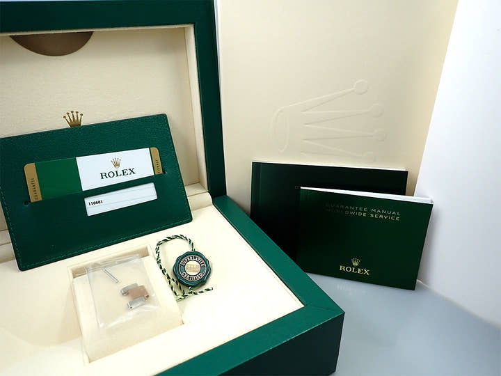 ロレックス ヨットマスターII Ref.116681 ステンレススチール/エバーローズゴールド ホワイト文字盤