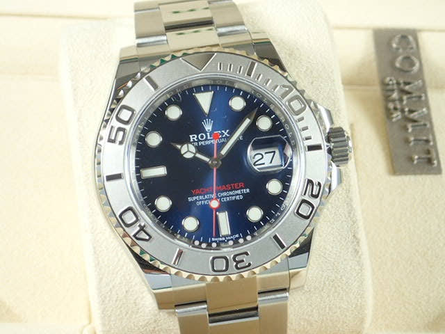 ロレックス ヨットマスター Ref.116622 ブルー文字盤 未使用 yacht-master-23