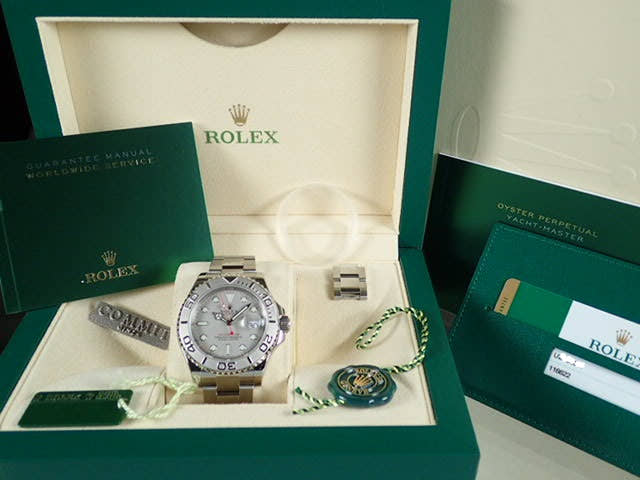 ロレックス ヨットマスター Ref.116622 シルバー文字盤 美品 yacht-master-24