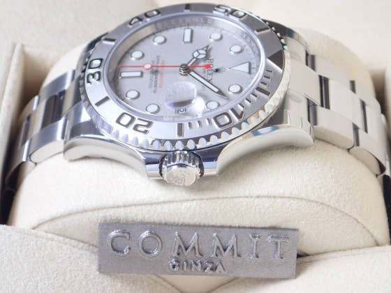 ロレックス ヨットマスター Ref.116622 シルバー文字盤 未使用 yacht-master-2