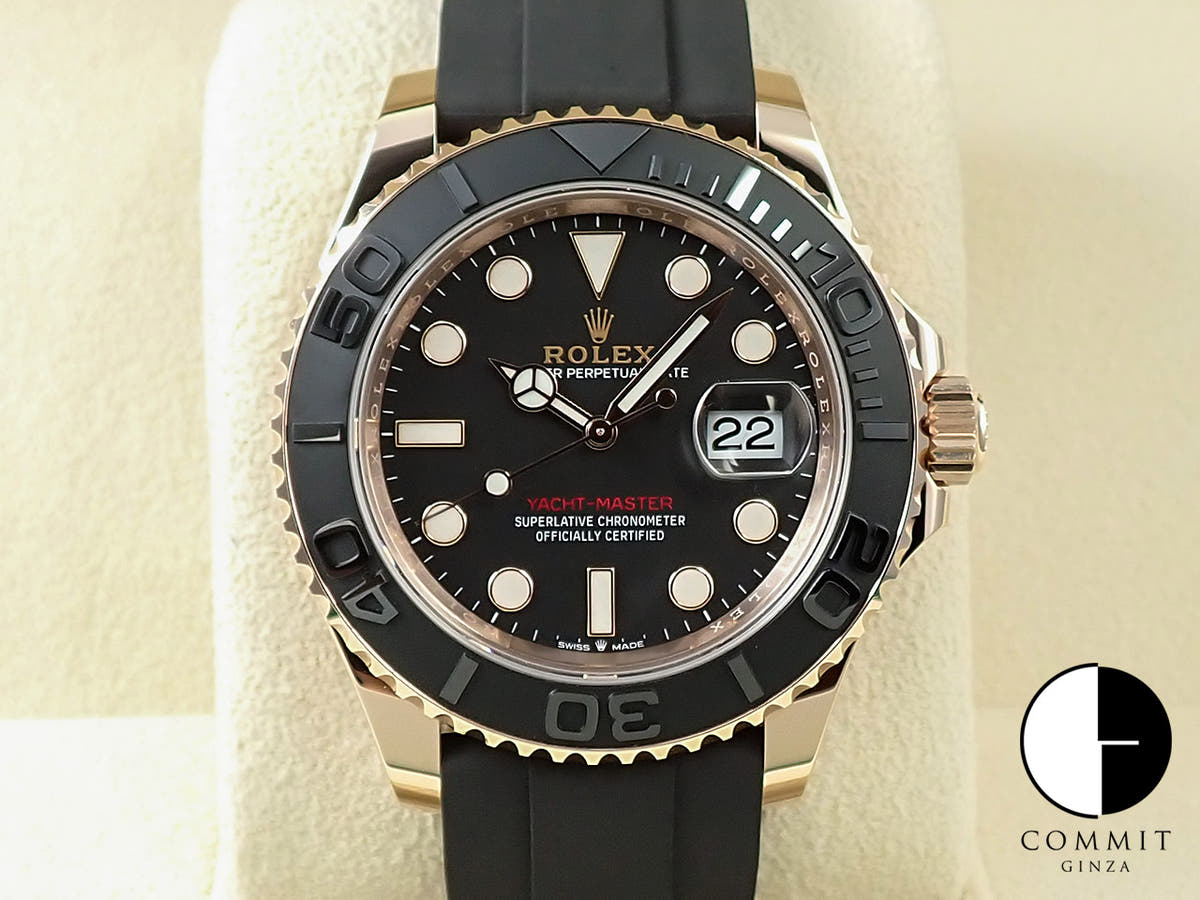 ロレックス ヨットマスター40 Ref.126655 エバーローズゴールド ブラック文字盤