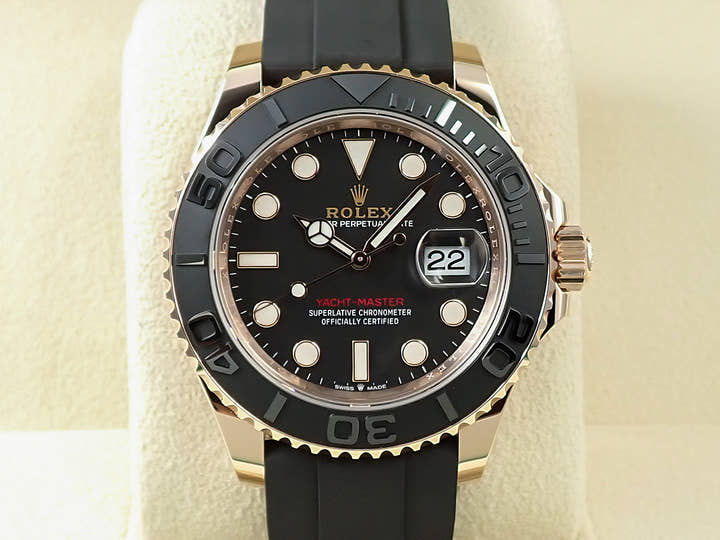 ロレックス ヨットマスター40 Ref.126655 エバーローズゴールド ブラック文字盤