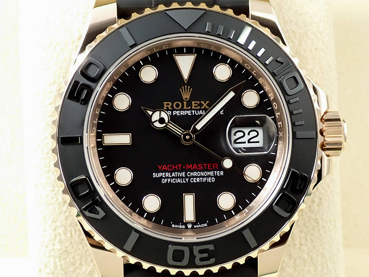 ロレックス ヨットマスター40 Ref.126655 エバーローズゴールド ブラック文字盤