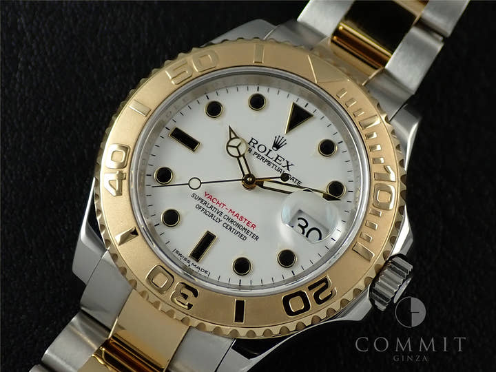 ロレックス ヨットマスター40 Ref.16623 ステンレススチール/イエローゴールド ホワイト文字盤