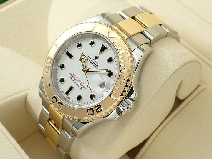 ロレックス ヨットマスター40 Ref.16623 ステンレススチール/イエローゴールド ホワイト文字盤