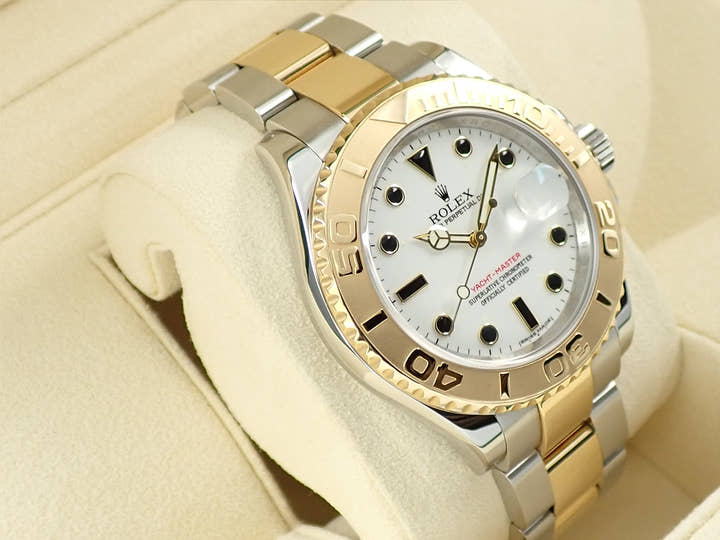 ロレックス ヨットマスター40 Ref.16623 ステンレススチール/イエローゴールド ホワイト文字盤