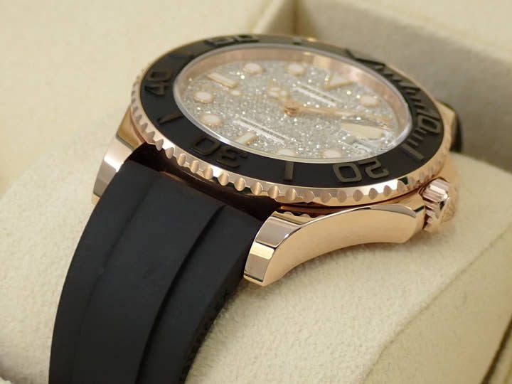 ロレックス ヨットマスター37 Ref.268655 エバーローズゴールド パヴェダイヤモンド文字盤