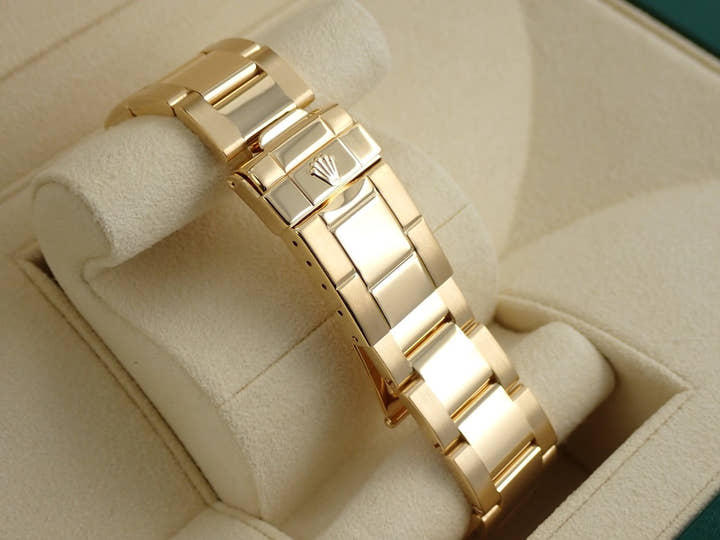 ロレックス ヨットマスター Ref.16628NGR イエローゴールド シェルx11Pルビー文字盤