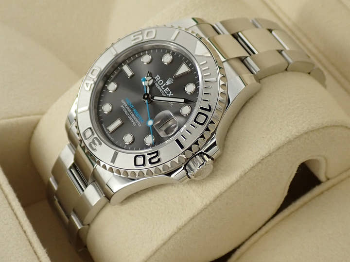 Rolex Yacht-Master 37 Ref. 268622 Stainless Steel/Platinum Slate Dial