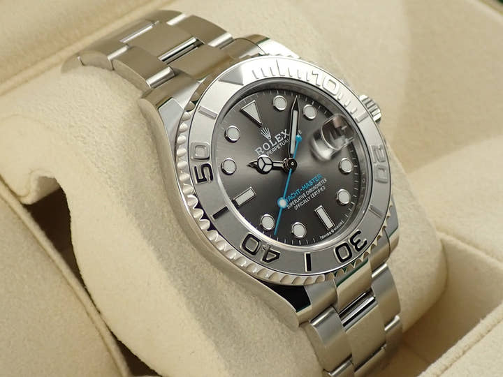 Rolex Yacht-Master 37 Ref. 268622 Stainless Steel/Platinum Slate Dial