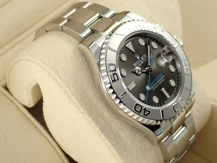 ロレックス ヨットマスター37 Ref.268622 ステンレススチール/プラチナ スレート文字盤