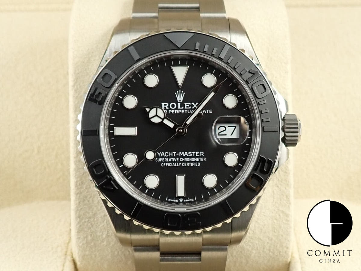ロレックス ヨットマスター42 Ref.226627 RLXチタン ブラック文字盤