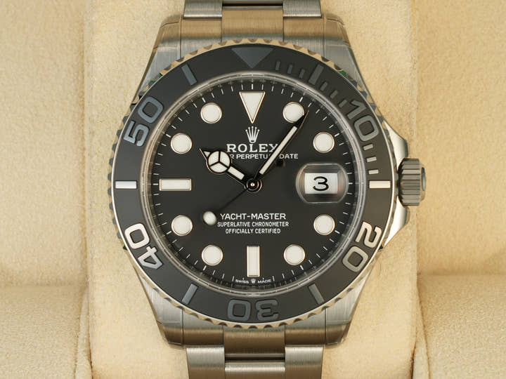 ロレックス ヨットマスター42 Ref.226627 RLXチタン ブラック文字盤