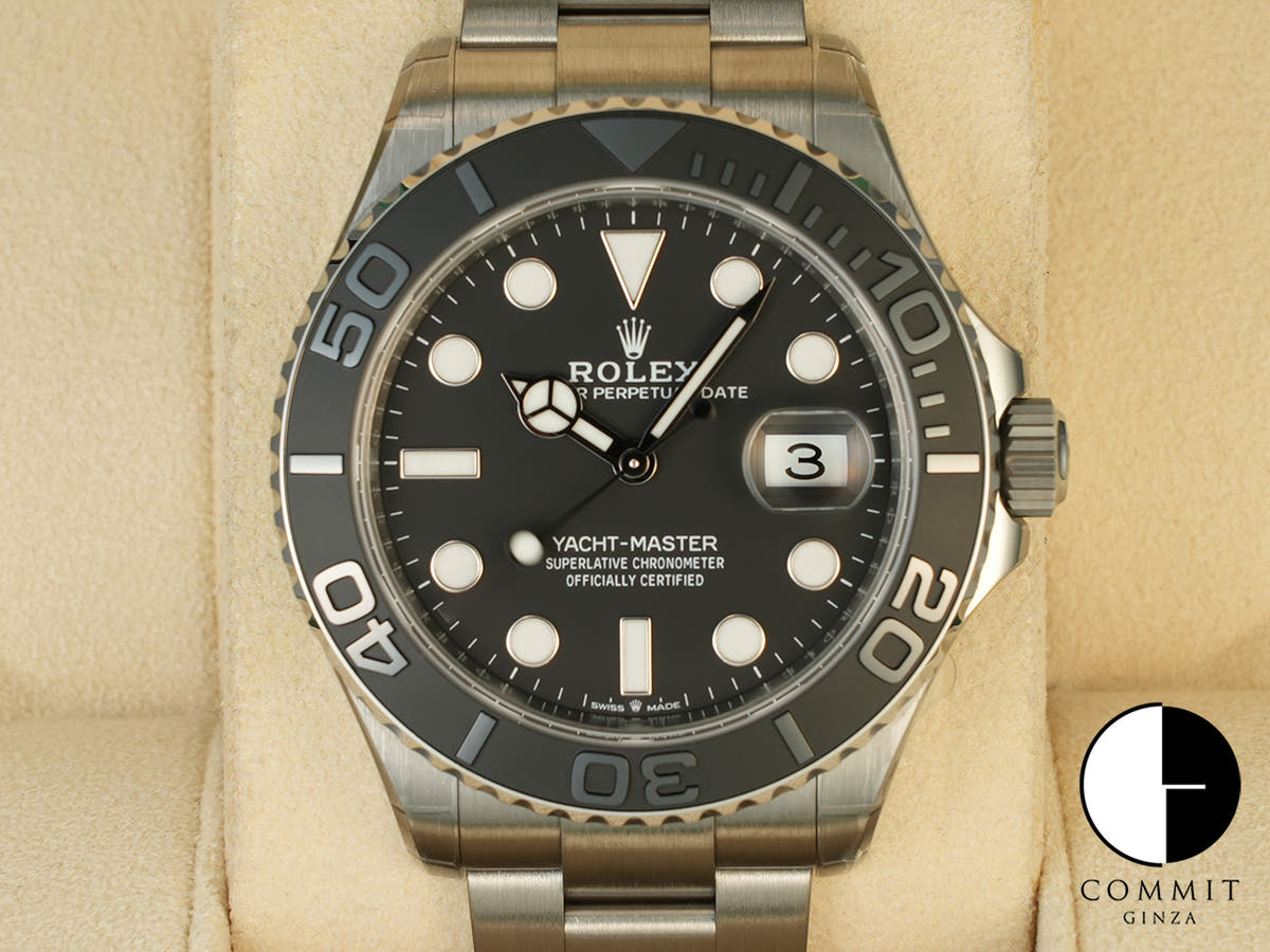 ロレックス ヨットマスター42 Ref.226627 RLXチタン ブラック文字盤