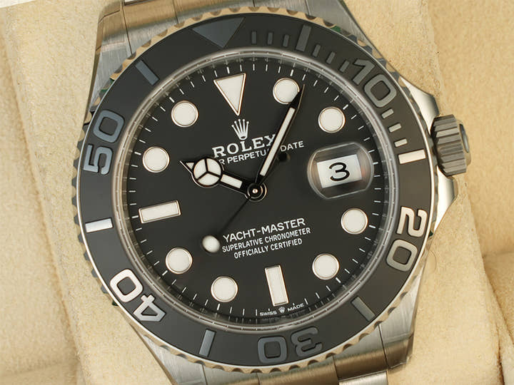 ロレックス ヨットマスター42 Ref.226627 RLXチタン ブラック文字盤