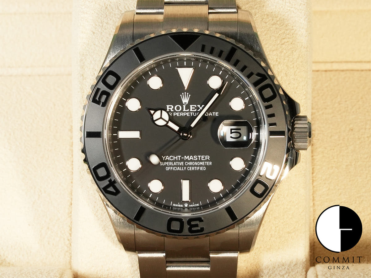 ロレックス ヨットマスター42 Ref.226627 RLXチタン ブラック文字盤