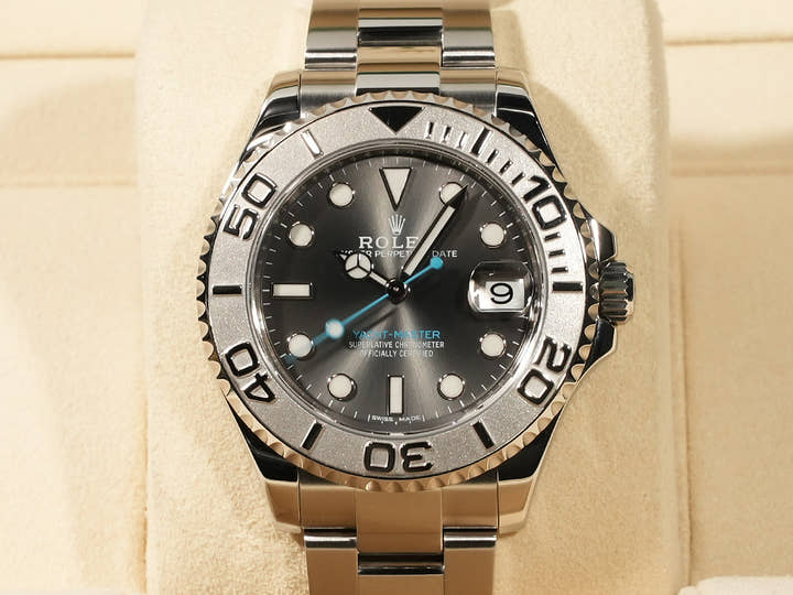 ロレックス ヨットマスター37 Ref.268622 ステンレススチール/プラチナ スレート文字盤