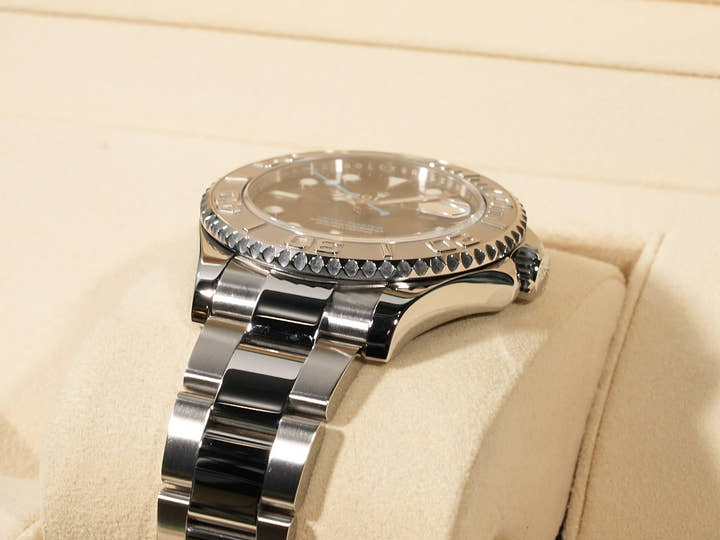 ロレックス ヨットマスター37 Ref.268622 ステンレススチール/プラチナ スレート文字盤