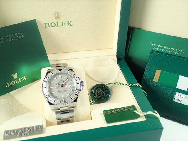 ロレックス ヨットマスター Ref.116622 シルバー文字盤 中古 yacht-master-44