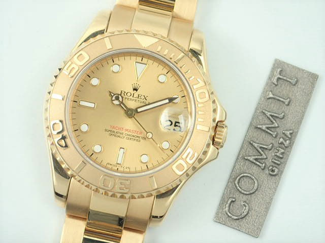 ロレックス ヨットマスター34 Ref.68628 シャンパン文字盤 中古 yacht-master-53