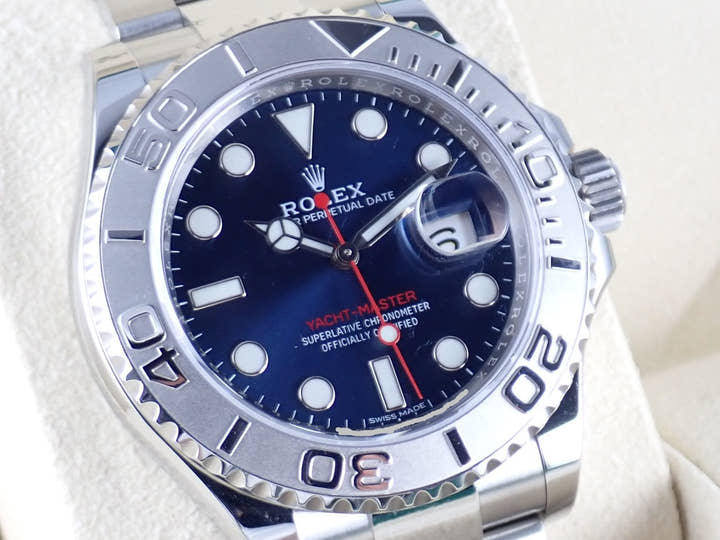 ロレックス ヨットマスター Ref.116622 ブルー文字盤 中古 yacht-master-71