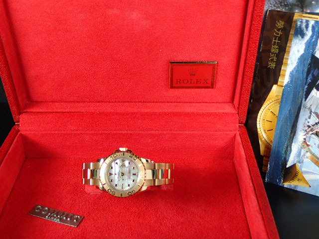 Rolex Yacht-Master Ref.169628NGR White Shell/11P Ruby Dial Used yacht-master-28