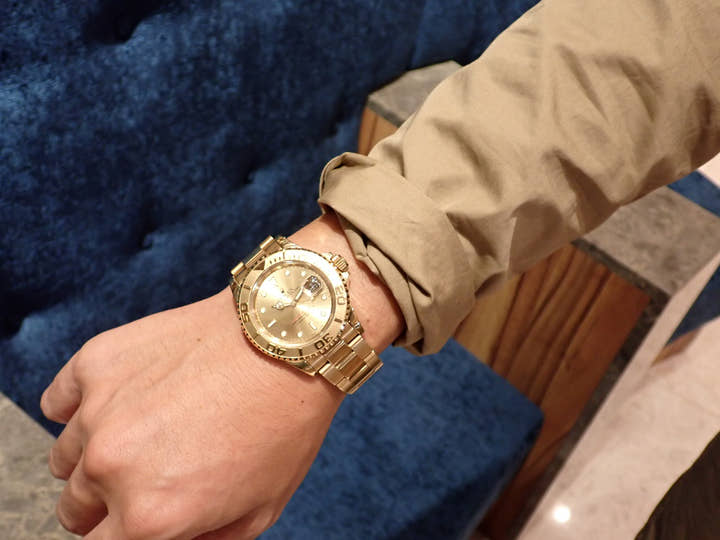 ロレックス ヨットマスター Ref.16628 シャンパン文字盤 中古 yacht-master-89