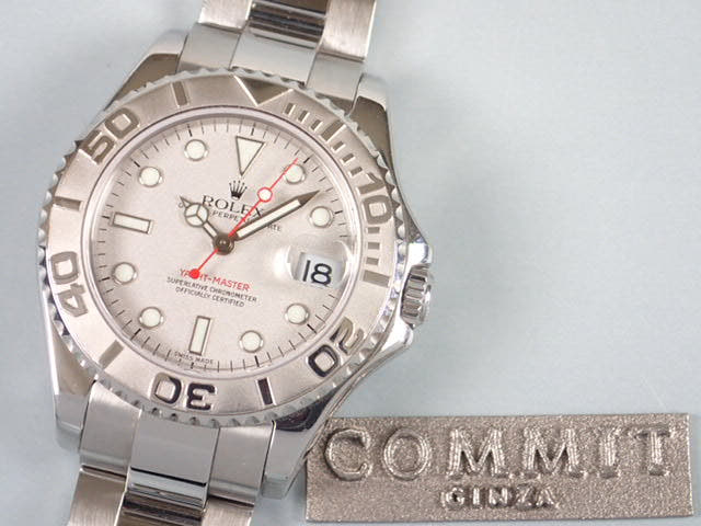 ロレックス ヨットマスター Ref.168622 シルバー文字盤 中古 yacht-master-9