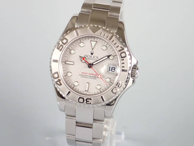ロレックス ヨットマスター Ref.168622 シルバー文字盤 中古 yacht-master-9