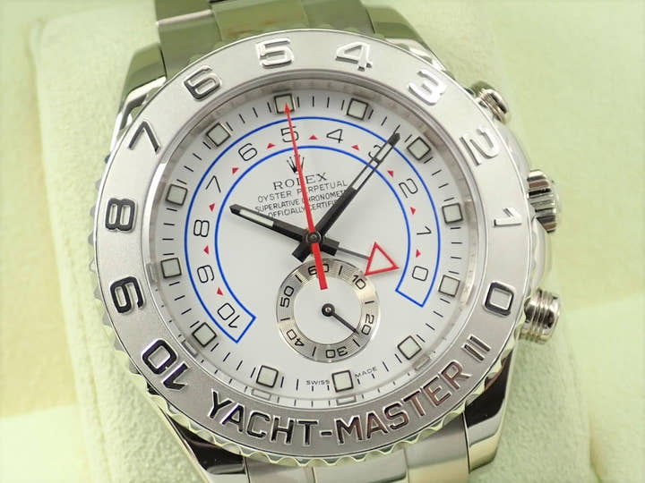 ロレックス ヨットマスターII Ref.116689 ホワイトゴールド ホワイト文字盤