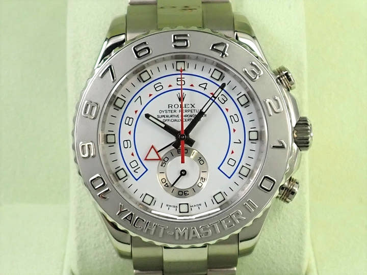 ロレックス ヨットマスターII Ref.116689 ホワイトゴールド ホワイト文字盤