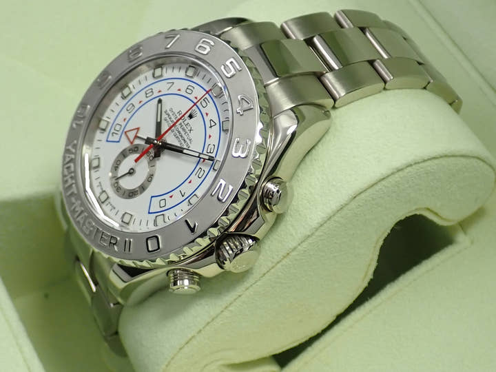 ロレックス ヨットマスターII Ref.116689 ホワイトゴールド ホワイト文字盤