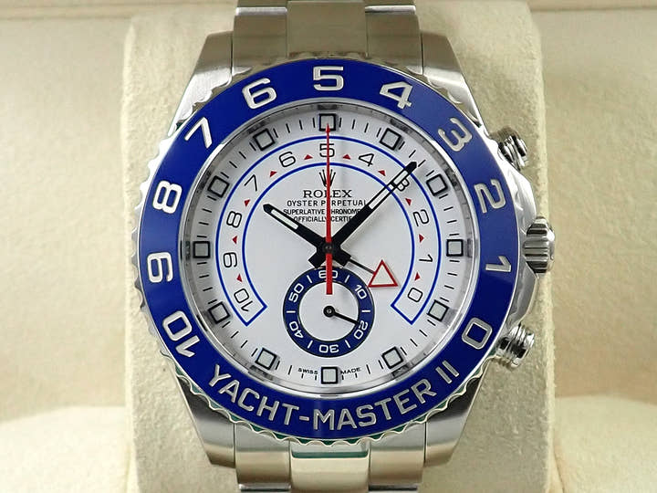 ロレックス ヨットマスターII Ref.116680 ステンレススチール ホワイト文字盤