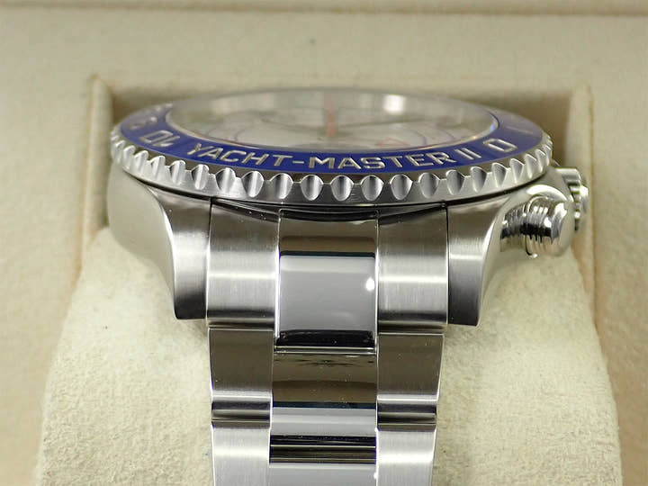 ロレックス ヨットマスターII Ref.116680 ステンレススチール ホワイト文字盤