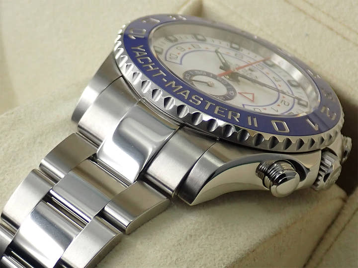 ロレックス ヨットマスターII Ref.116680 ステンレススチール ホワイト文字盤