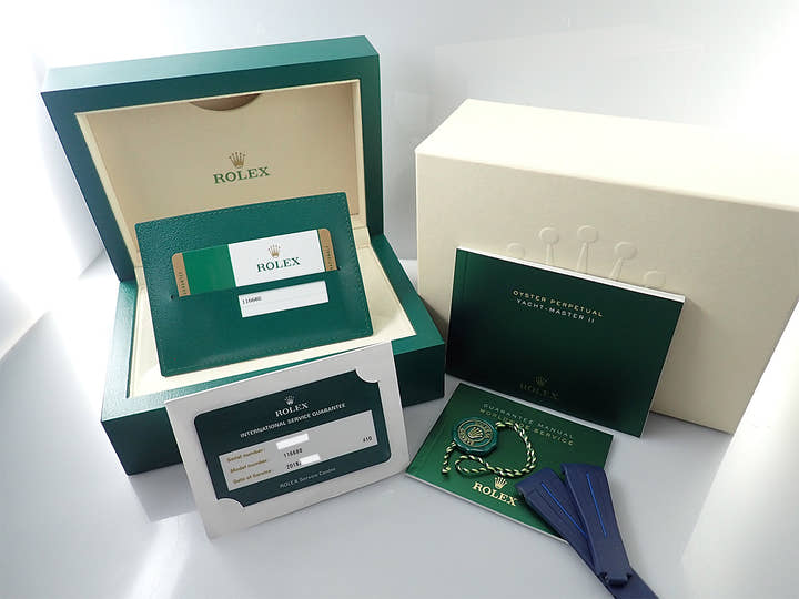 ロレックス ヨットマスターII Ref.116680 ステンレススチール ホワイト文字盤