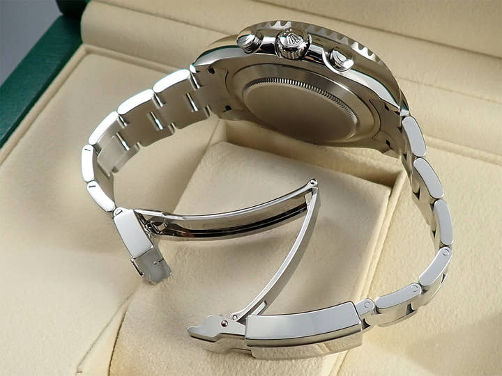 ロレックス ヨットマスターII Ref.116680 ステンレススチール ホワイト文字盤