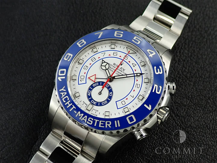 ロレックス ヨットマスターII Ref.116680 ステンレススチール ホワイト文字盤