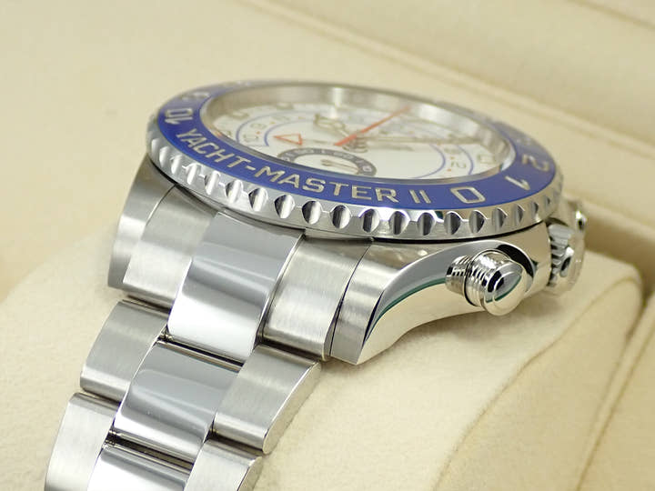 ロレックス ヨットマスターII Ref.116680 ステンレススチール ホワイト文字盤