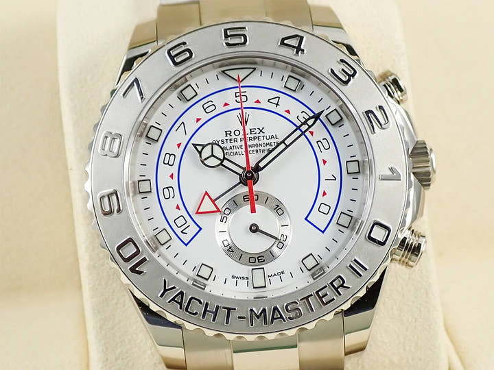 ロレックス ヨットマスターII Ref.116689 ホワイトゴールド ホワイト文字盤