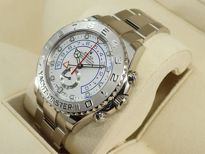 ロレックス ヨットマスターII Ref.116689 ホワイトゴールド ホワイト文字盤