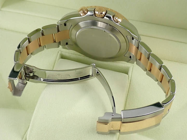 ロレックス ヨットマスターII Ref.116681 ステンレススチール/エバーローズゴールド ホワイト文字盤