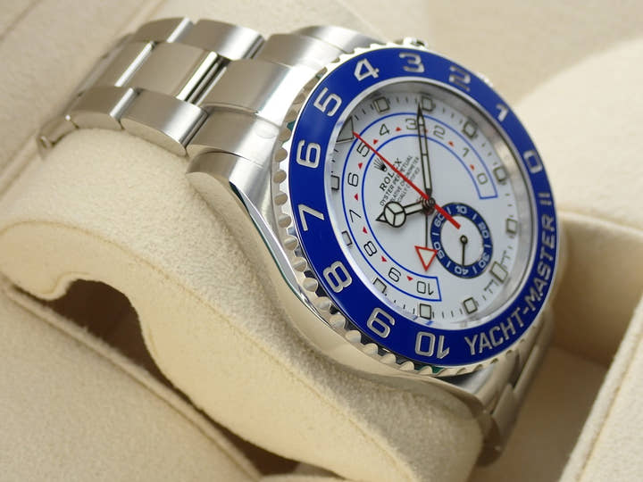ロレックス ヨットマスターII Ref.116680 ステンレススチール ホワイト文字盤