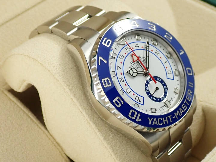 ロレックス ヨットマスターII Ref.116680 ステンレススチール ホワイト文字盤