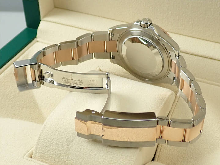 ロレックス ヨットマスター37 Ref.268621 ステンレススチール/エバーローズゴールド ブラック文字盤