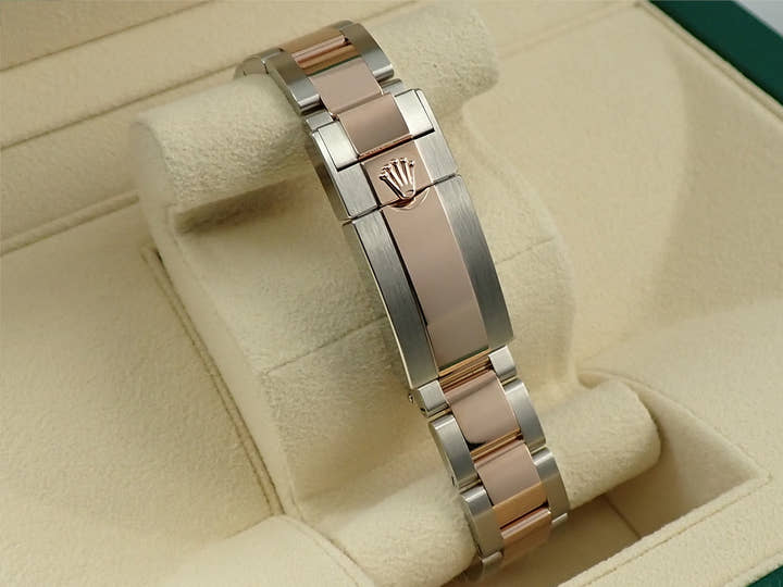 ロレックス ヨットマスター37 Ref.268621 ステンレススチール/エバーローズゴールド ブラック文字盤