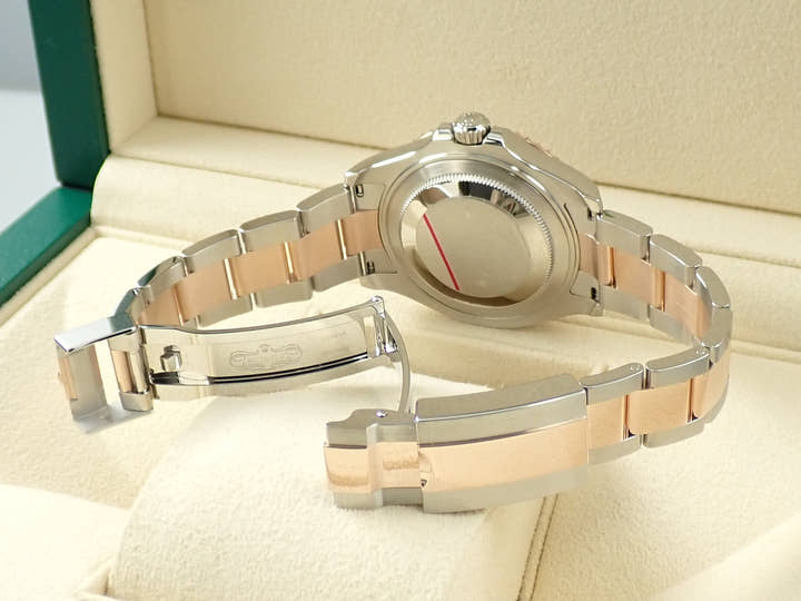 ロレックス ヨットマスター37 Ref.268621 ステンレススチール/エバーローズゴールド チョコレート文字盤 美品 2J08A89K