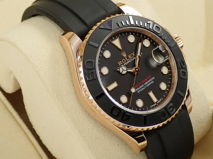 ロレックス ヨットマスター37 Ref.268655 エバーローズゴールド ブラック文字盤