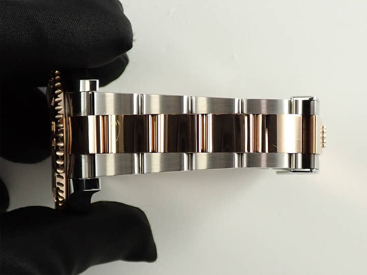 ロレックス ヨットマスター37 Ref.268621 ステンレススチール/エバーローズゴールド ブラック文字盤