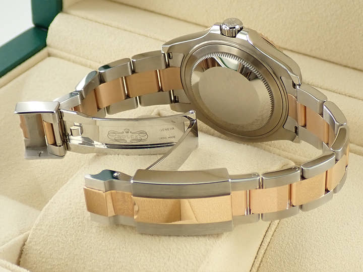 ロレックス ヨットマスター37 Ref.268621 ステンレススチール/エバーローズゴールド ブラック文字盤